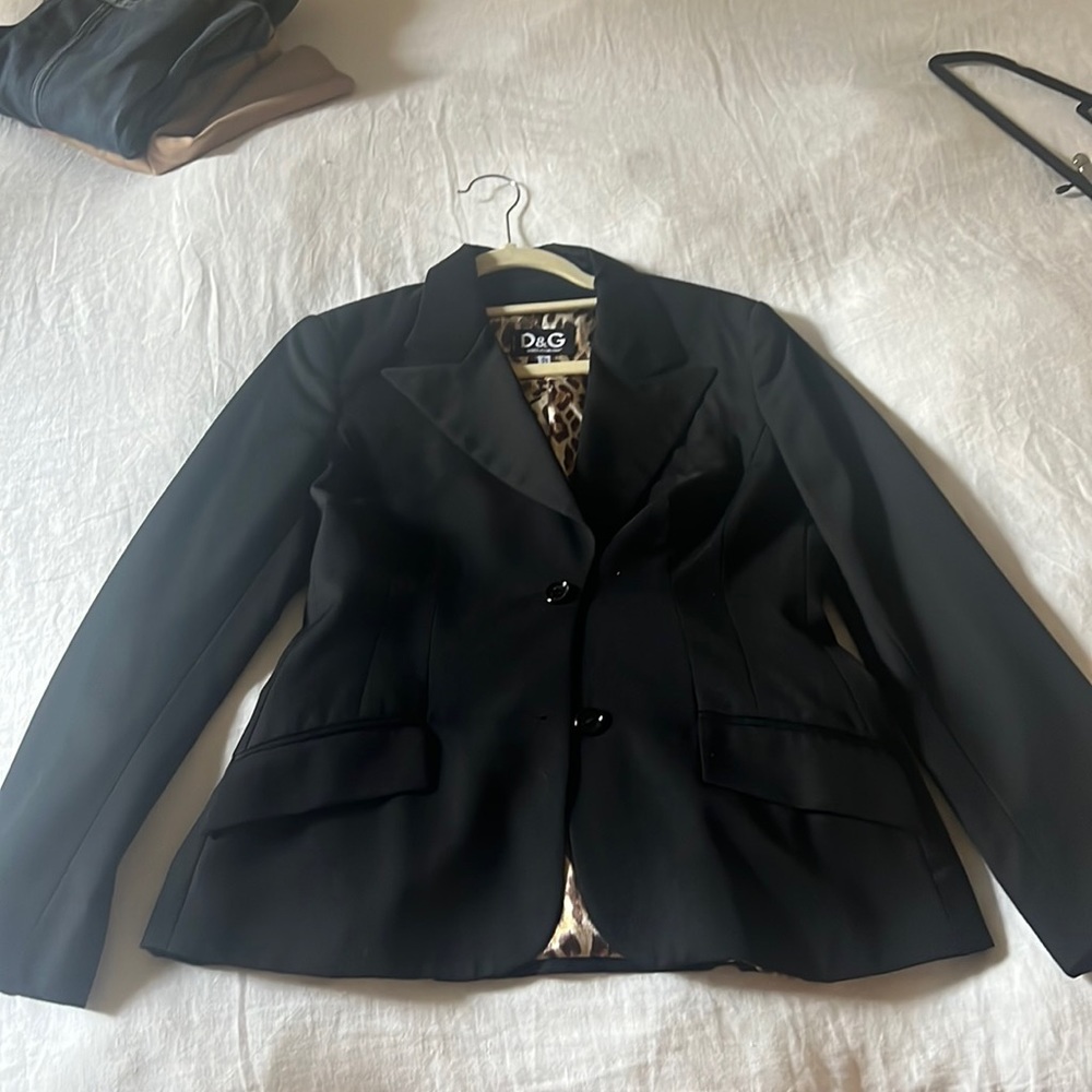 Dolce and Gabana black blazer